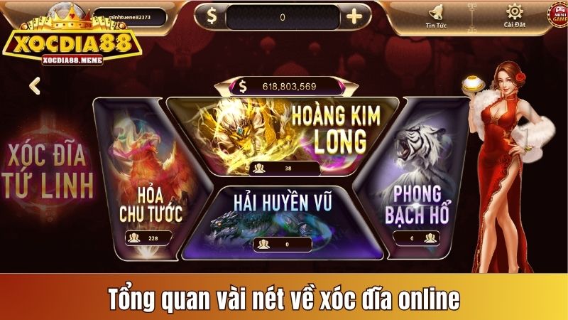 Tổng quan vài nét về xóc đĩa online
